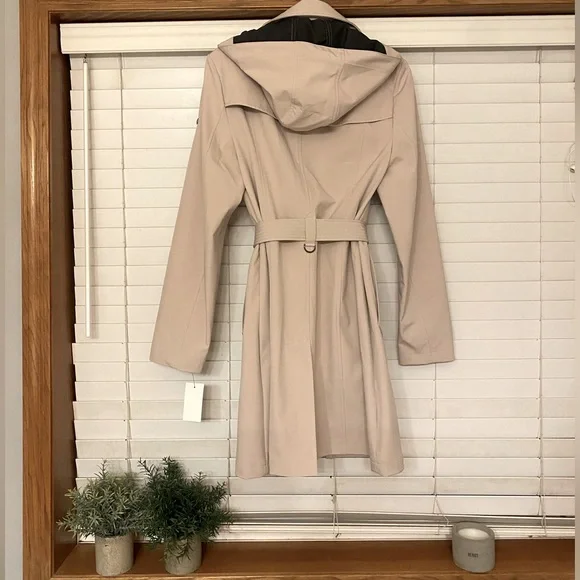✨NWT! Marc New York Hooded Trench Coat in Blush - Picture 2 of 16